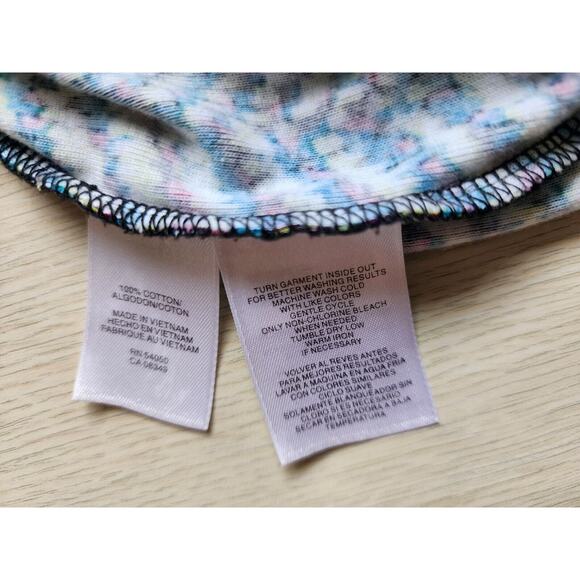 TOP/BLOUSE-JONES NEW YORK-Multi Color Chevron Pattern-Long Sleeve-Cotton-P-L - Picture 5 of 11